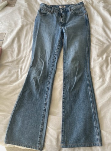 Wrangler blue flared denim - blue,
