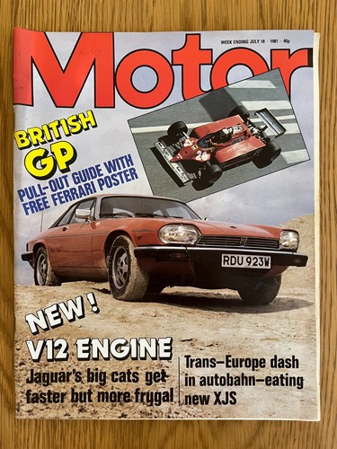 Motor magazine jaguar - v12, xjs