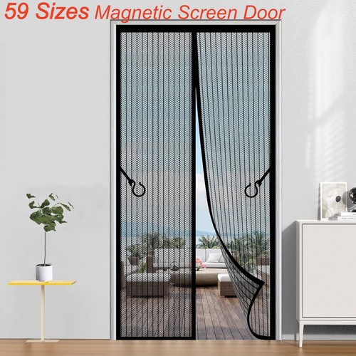 Magic magnetic screen door - magnetic,