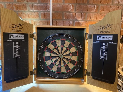 Unicorn dart board and - dart, wooden