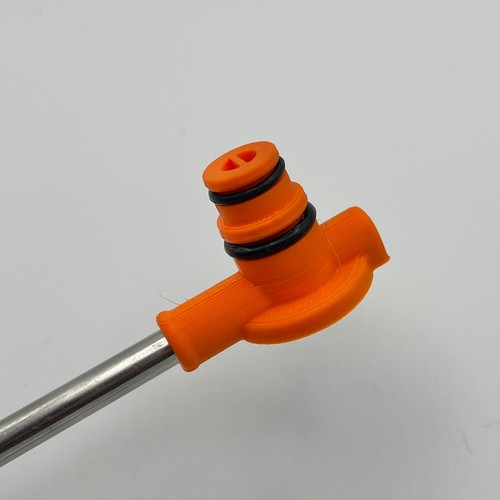 Flue gas analyser right - analyser, angled