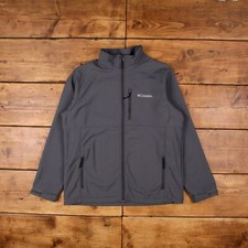 Vintage Columbia Outdoor Jacket L Soft Shell Grey