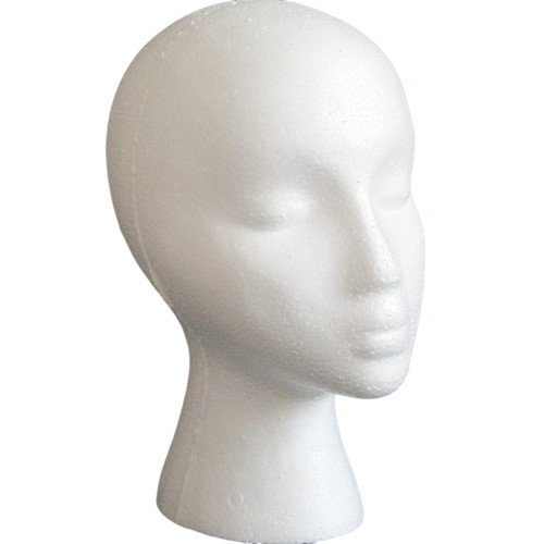 Polystyrene foam head dummy - foam,