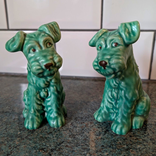 Pair vintage sylvac green - vintage,
