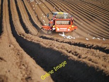 Photo 12x8 Downhill Destoning Lambden On a May evening, three destoners we c2012