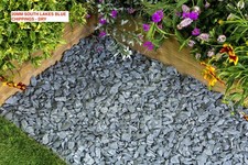 SOUTH LAKES BLUE SLATE CHIPPINGS 20 & 40MM DIRECT FROM QUARRY - 900KG BULK BAGS