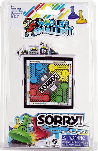 Worlds smallest sorry board - worlds,
