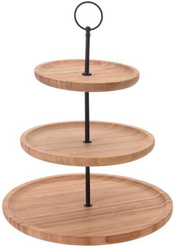 Tier bamboo cake stand - 3,