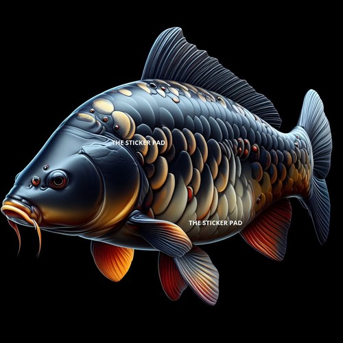 Vinyl sticker carp - -,