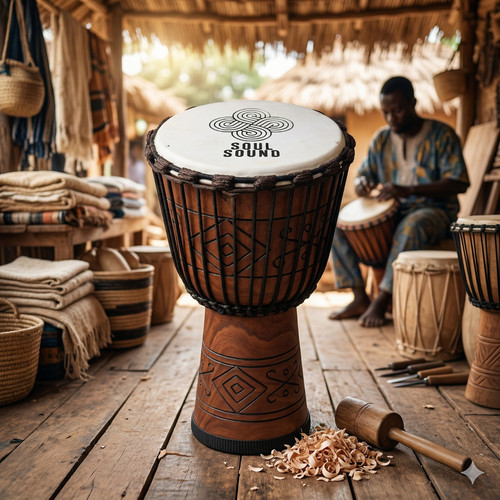 Large 50cm professional djembe - large,