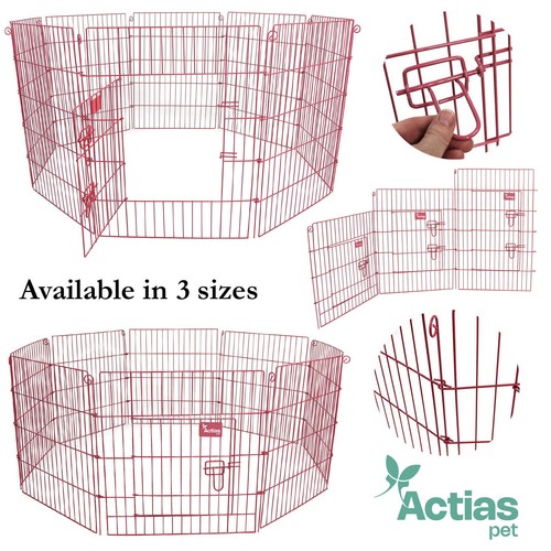 Pink dog puppy pet pen - pet, rabbit