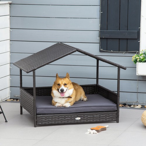 Wicker dog house - house,, pet