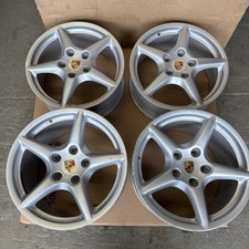 4 X Porsche 997 Carrera 4 4S Carrera III 18” Alloy Wheels 8J ET57 11J Et51 SET
