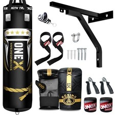 Punch Bag Filled 5ft Heavy Duty Kickboxing Hanging Boxing Training Martial Arts