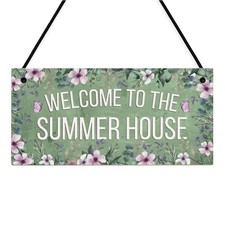 Summerhouse Sign Hanging Shed