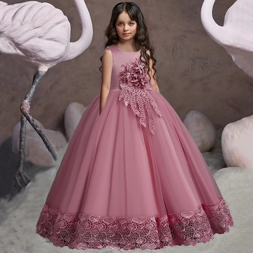 Teen long flower bridesmaid - flower,