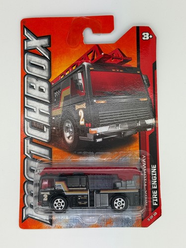 Matchbox fire engine - fire, black