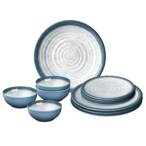Brunner 12pc camping melamine - 12pc,