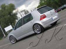 Rear Lip Spoiler for VW Golf Mk4 (25th Anniversary Look) No Exhaust Cut Out