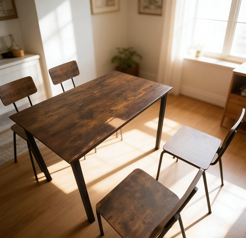 Piece farmhouse dining - 5,