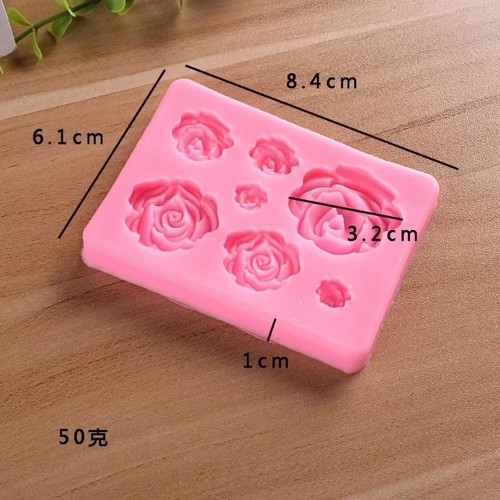 Rose flower silicone - rose,