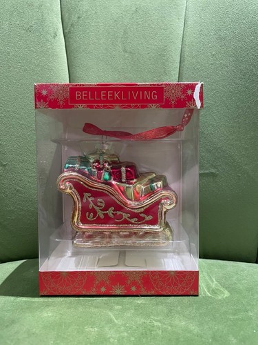 Belleek living santa - santa, sleigh