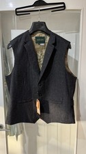 Celtic Wool Blend Tweed Vest