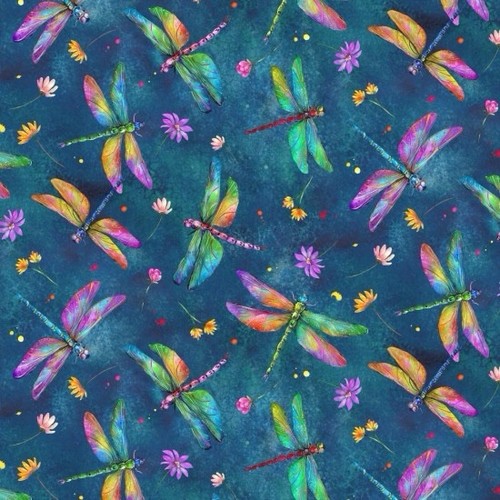 Fat quarter nutex dragonflies - nutex,