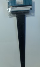 2x Gate T Hinges 350mm Black