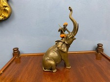 Colored bronze sculpture