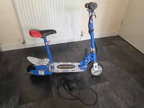 Kids blue scooter - kids, e-scooter