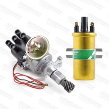 Lotus Twin Cam Electronic Distributor Side Entry Cap Lucas Coil Kent Engine