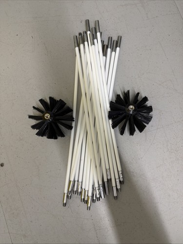 Flexible chimney sweep - flexible, rod