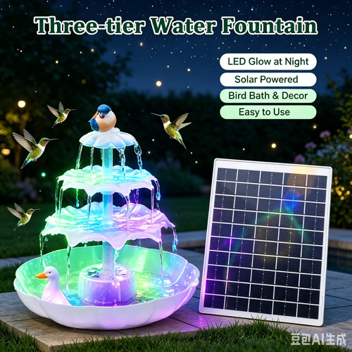 Solar fountain floating - solar,