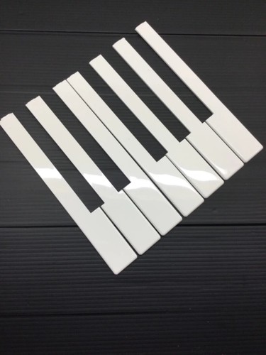 Piano key tops one - piano, octave