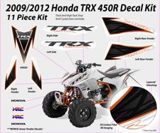 2009 2012 Honda TRX450R Decal