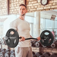 120cm EZ Curl Bar with Spring