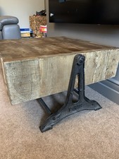 Wood Butcher Block Coffee