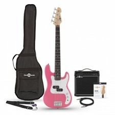 3/4 LA Bass Guitar + 15W Amp