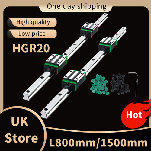 2pcs hgr20 linear - hgr20, guide