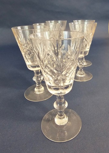 Antique stuart crystal wine - antique,