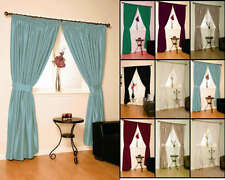 Thermal Blackout Lined Curtains Pencil Pleat Ready Made Solar