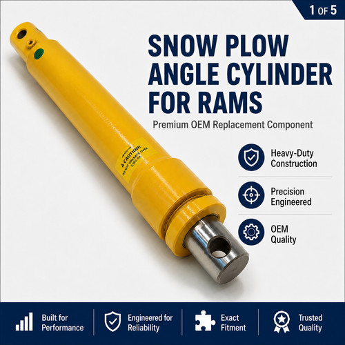 Snow plow angling cylinder - angling,