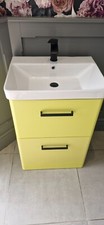 Sonas Yellow Vanity, 2 Drawer