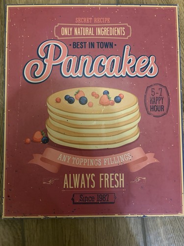 Retro vintage pancakes kitchen - pancakes,