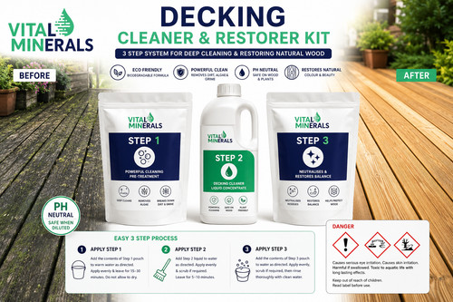 Decking clean restore kit - decking,