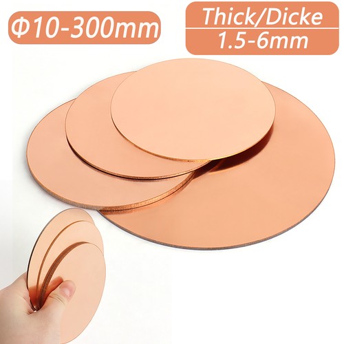 Copper disk circle blanks - copper,