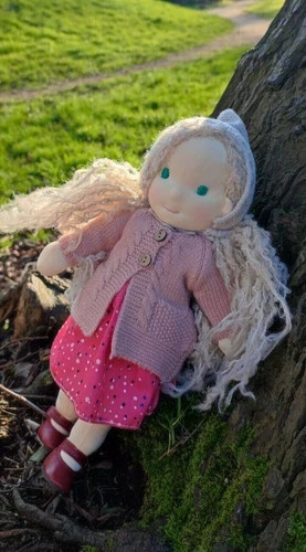Waldorf doll with natural - waldorf,