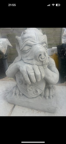 Latex fibreglass mould of - &, a