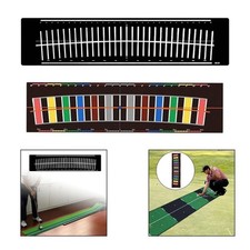 Golf Putting Mat Game Practice Golf Accessories Hitting with Alignment Line for